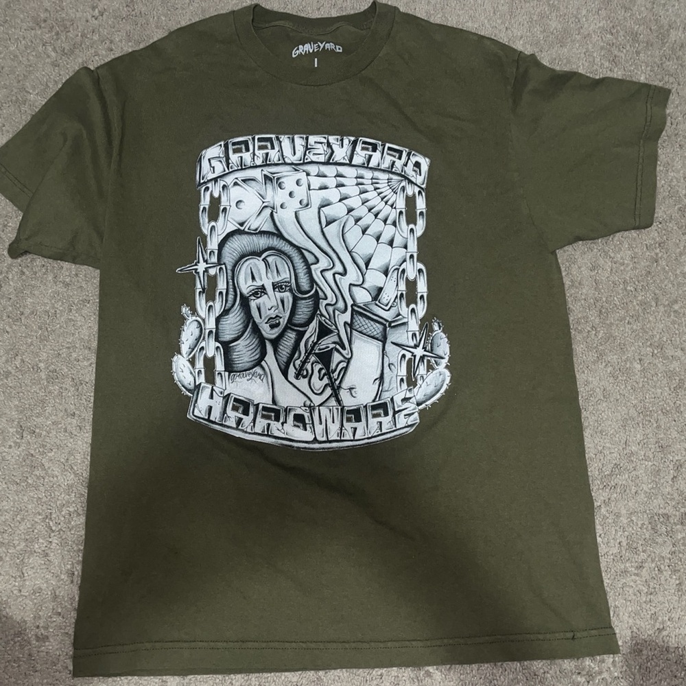Olive Green Short Sleeve Tee